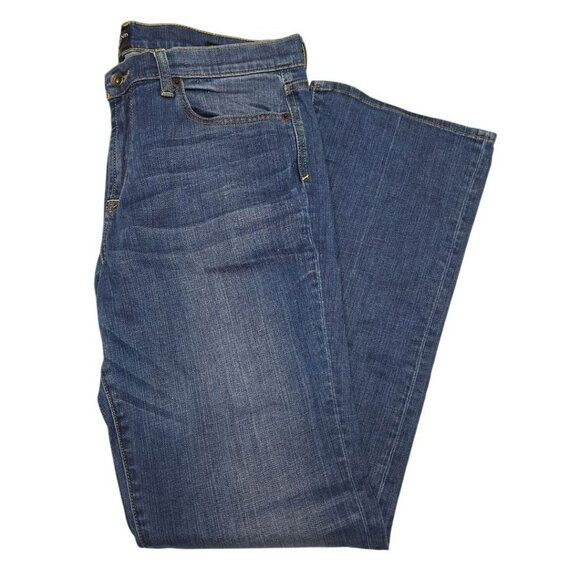 Lucky Brand Denim‎ Jeans Blue Embroidered Pockets Womens 18 Wide x 34 Long - Picture 3 of 10